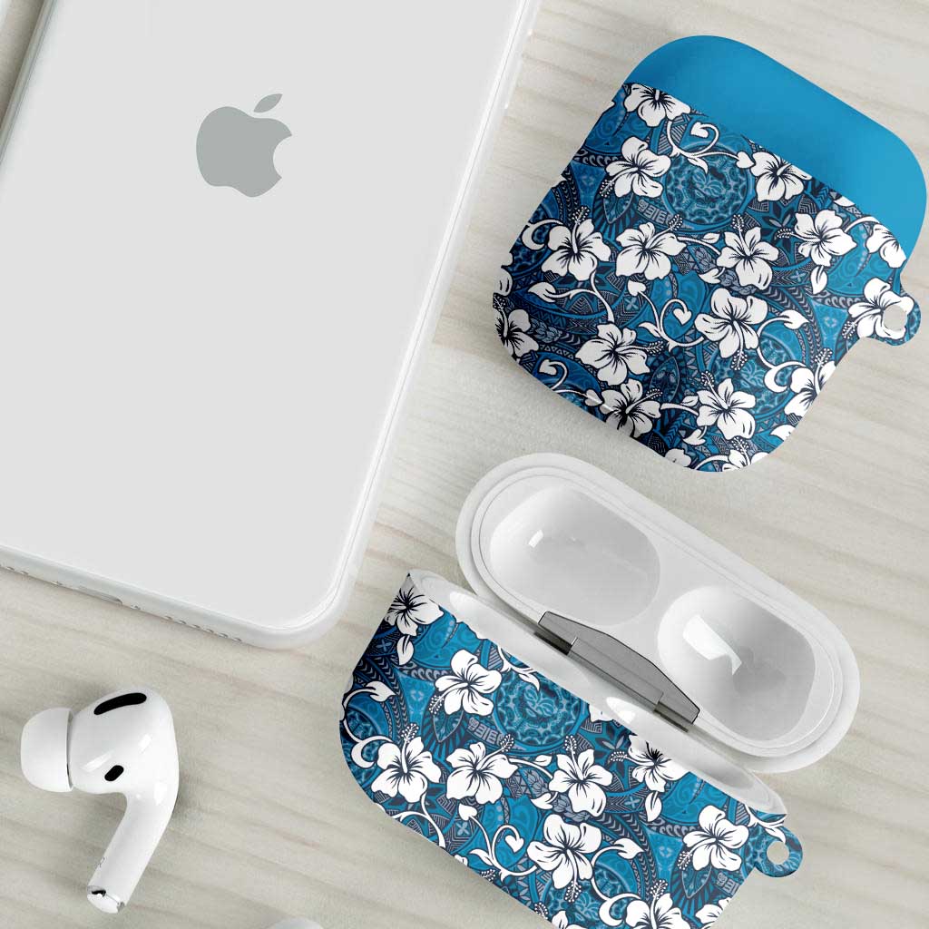 Karakarawa Bula Fiji AirPods Case Fijian Tapa Seamless Hibiscus LT14 - Polynesian Pride