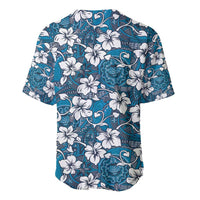 Karakarawa Bula Fiji Baseball Jersey Fijian Tapa Seamless Hibiscus LT14 - Polynesian Pride