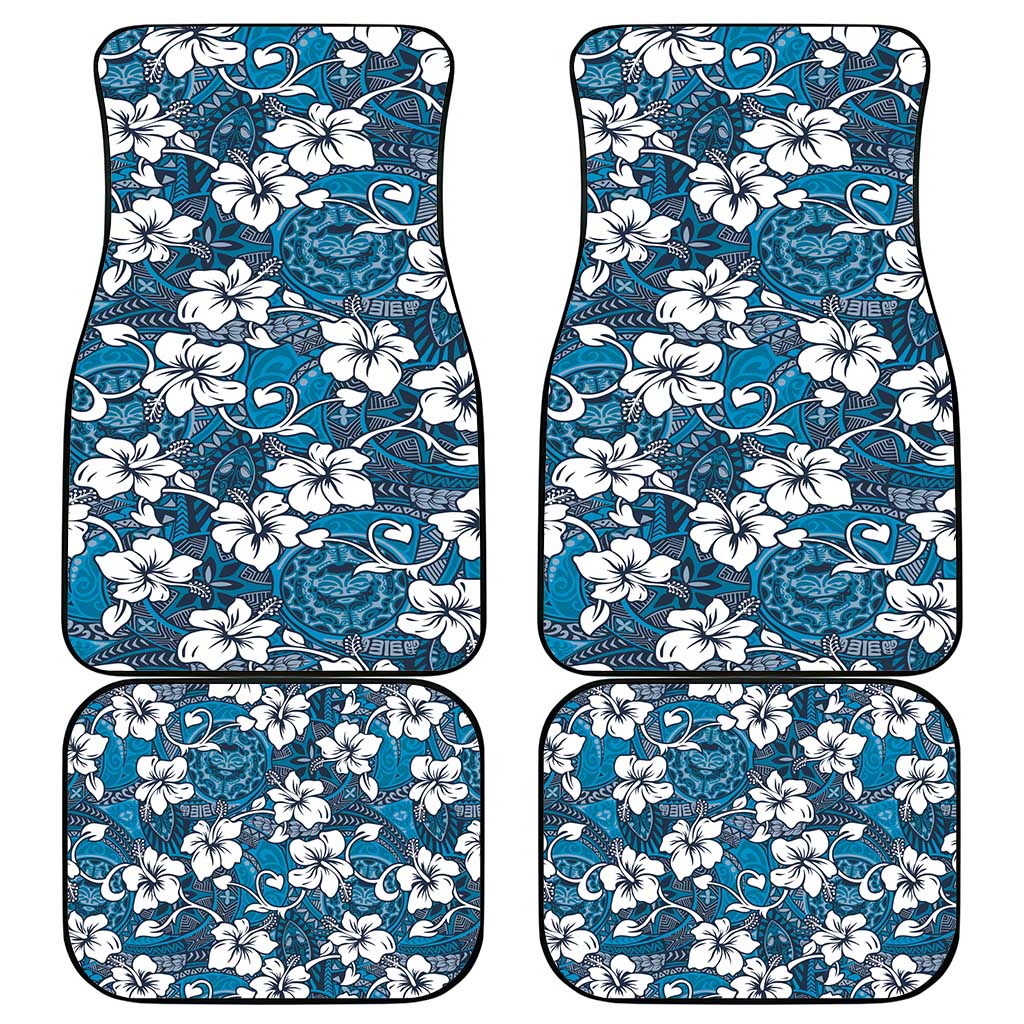 Karakarawa Bula Fiji Car Mats Fijian Tapa Seamless Hibiscus LT14 - Polynesian Pride