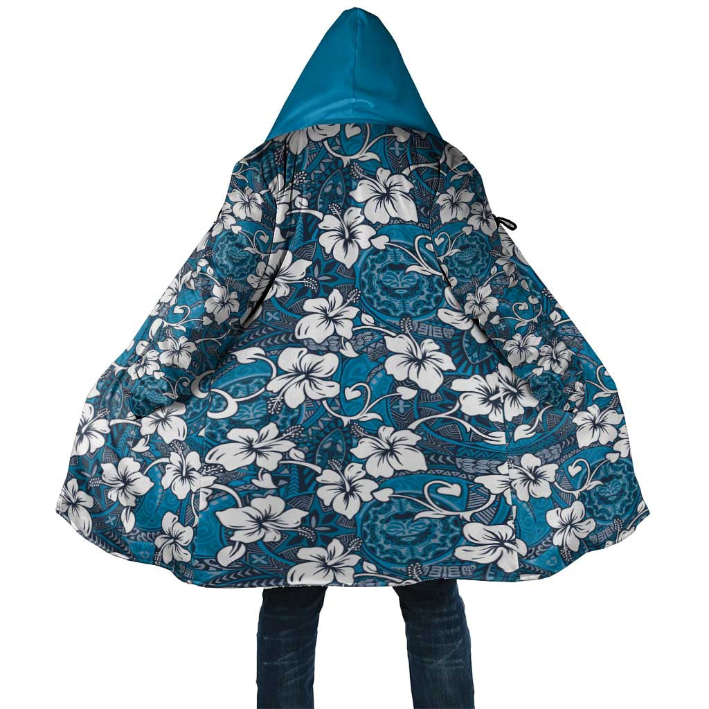 Karakarawa Bula Fiji Cloak Fijian Tapa Seamless Hibiscus - Polynesian Pride