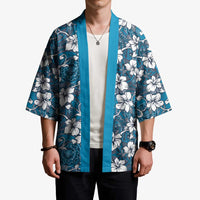 Karakarawa Bula Fiji Kimono Fijian Tapa Seamless Hibiscus - Polynesian Pride