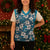 Karakarawa Bula Fiji Christmas Knitted V-Neck Vest Fijian Tapa Seamless Hibiscus - Polynesian Pride