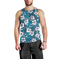 Karakarawa Bula Fiji Men Tank Top Fijian Tapa Seamless Hibiscus LT14 - Polynesian Pride
