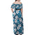 Karakarawa Bula Fiji Off Shoulder Maxi Dress Fijian Tapa Seamless Hibiscus - Polynesian Pride
