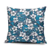 Karakarawa Bula Fiji Pillow Cover Fijian Tapa Seamless Hibiscus - Polynesian Pride