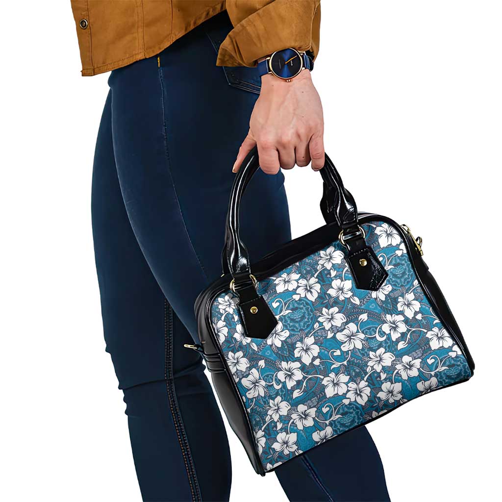 Karakarawa Bula Fiji Shoulder Handbag Fijian Tapa Seamless Hibiscus LT14 - Polynesian Pride