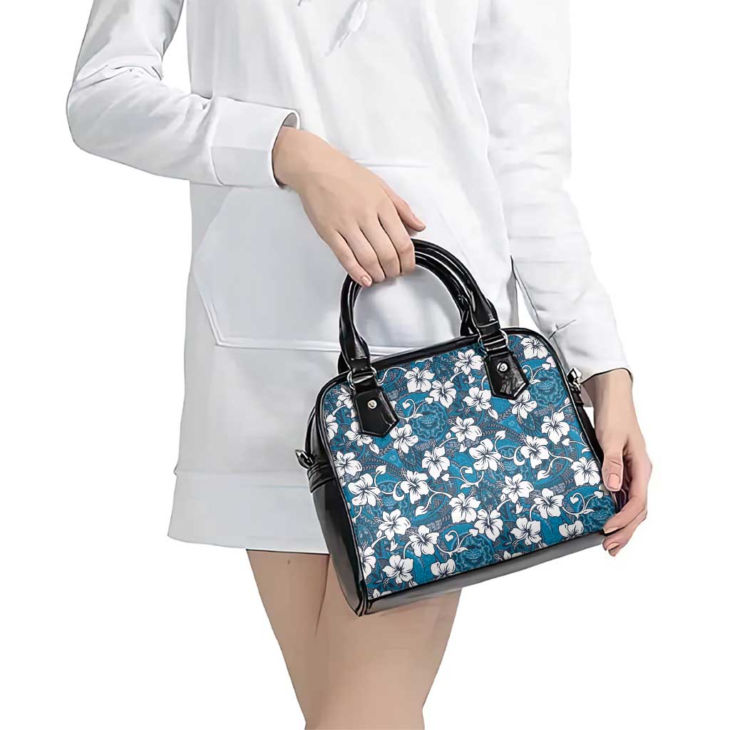 Karakarawa Bula Fiji Shoulder Handbag Fijian Tapa Seamless Hibiscus LT14 - Polynesian Pride