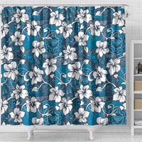 Karakarawa Bula Fiji Shower Curtain Fijian Tapa Seamless Hibiscus LT14 - Polynesian Pride