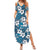 Karakarawa Bula Fiji Summer Maxi Dress Fijian Tapa Seamless Hibiscus - Polynesian Pride