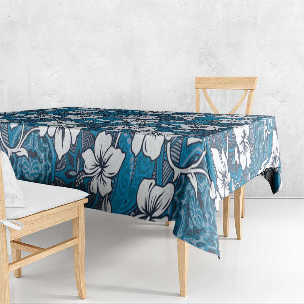 Karakarawa Bula Fiji Tablecloth Fijian Tapa Seamless Hibiscus - Polynesian Pride