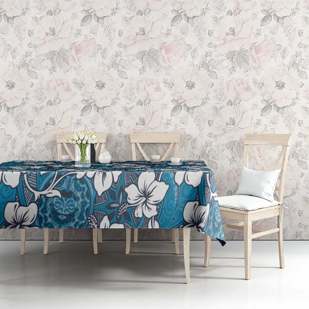 Karakarawa Bula Fiji Tablecloth Fijian Tapa Seamless Hibiscus - Polynesian Pride