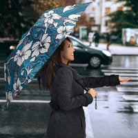 Karakarawa Bula Fiji Umbrella Fijian Tapa Seamless Hibiscus - Polynesian Pride