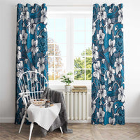 Karakarawa Bula Fiji Window Curtain Fijian Tapa Seamless Hibiscus LT14 - Polynesian Pride