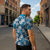 Karakarawa Bula Fiji Zipper Polo Shirt Fijian Tapa Seamless Hibiscus - Polynesian Pride