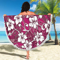 Piqi Bula Fiji Beach Blanket Fijian Tapa Seamless Hibiscus LT14 - Polynesian Pride