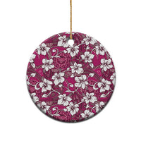 Piqi Bula Fiji Ceramic Ornament Fijian Tapa Seamless Hibiscus - Polynesian Pride