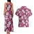 Piqi Bula Fiji Couples Matching Tank Maxi Dress and Hawaiian Shirt Fijian Tapa Seamless Hibiscus - Polynesian Pride
