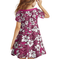 Piqi Bula Fiji Family Matching Long Sleeve Bodycon Dress and Hawaiian Shirt Fijian Tapa Seamless Hibiscus - Polynesian Pride