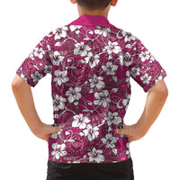 Piqi Bula Fiji Family Matching Puletasi and Hawaiian Shirt Fijian Tapa Seamless Hibiscus LT14 - Polynesian Pride