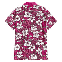 Piqi Bula Fiji Family Matching Puletasi and Hawaiian Shirt Fijian Tapa Seamless Hibiscus LT14 - Polynesian Pride