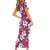 Piqi Bula Fiji Family Matching Short Sleeve Bodycon Dress and Hawaiian Shirt Fijian Tapa Seamless Hibiscus - Polynesian Pride