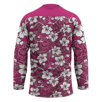 Piqi Bula Fiji Hockey Jersey Fijian Tapa Seamless Hibiscus - Polynesian Pride