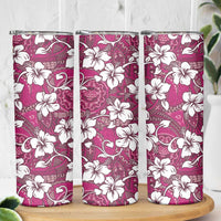Piqi Bula Fiji Skinny Tumbler Fijian Tapa Seamless Hibiscus - Polynesian Pride