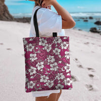 Piqi Bula Fiji Tote Bag Fijian Tapa Seamless Hibiscus - Polynesian Pride
