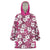 Piqi Bula Fiji Wearable Blanket Hoodie Fijian Tapa Seamless Hibiscus - Polynesian Pride
