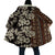 Bula Fiji Masi Cloak Tapa Tropical Hibiscus Half Stylized - Polynesian Pride