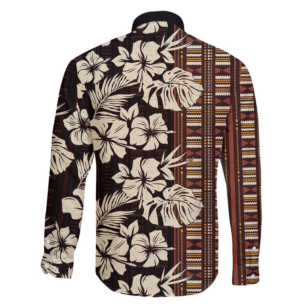 Bula Fiji Masi Family Matching Puletasi and Hawaiian Shirt Tapa Tropical Hibiscus Half Stylized LT14 - Polynesian Pride