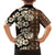 Bula Fiji Masi Family Matching Short Sleeve Bodycon Dress and Hawaiian Shirt Tapa Tropical Hibiscus Half Stylized - Polynesian Pride