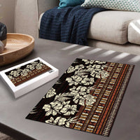 Bula Fiji Masi Puzzle Tapa Tropical Hibiscus Half Stylized LT14 - Polynesian Pride