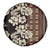 Bula Fiji Masi Spare Tire Cover Tapa Tropical Hibiscus Half Stylized - Polynesian Pride