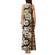 Bula Fiji Masi Tank Maxi Dress Tapa Tropical Hibiscus Half Stylized - Polynesian Pride