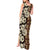 Bula Fiji Masi Tank Maxi Dress Tapa Tropical Hibiscus Half Stylized - Polynesian Pride
