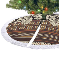 Bula Fiji Masi Tree Skirt Tapa Tropical Hibiscus Half Stylized LT14 - Polynesian Pride