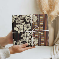 Bula Fiji Masi Wrapping Paper Tapa Tropical Hibiscus Half Stylized - Polynesian Pride