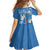 Polynesia Diabetes Awareness Month Family Matching Long Sleeve Bodycon Dress and Hawaiian Shirt In November We Wear Blue