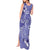 Polynesia Stomach Cancer Awareness Tank Maxi Dress Periwinkle Ribbon Brave Strong!