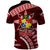Malo e lelei Tonga Polo Shirt Tongan Ngatu Pattern Red Version LT14 - Polynesian Pride
