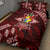 Malo e lelei Tonga Quilt Bed Set Tongan Ngatu Pattern Red Version LT14 - Polynesian Pride