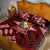 Malo e lelei Tonga Quilt Bed Set Tongan Ngatu Pattern Red Version LT14 - Polynesian Pride