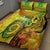 Halo Vanuatu Quilt Bed Set Sand Drawing Turtle Polynesian Tropical Flowers LT14 - Polynesian Pride