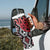 New Zealand Tumbler With Handle Aotearoa Kowhaiwhai Mix Taniko Art - Red LT14