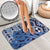 New Zealand Bathroom Set Aotearoa Kowhaiwhai Mix Taniko Art - Blue - Polynesian Pride
