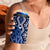 New Zealand 4 in 1 Can Cooler Tumbler Aotearoa Kowhaiwhai Mix Taniko Art - Blue LT14