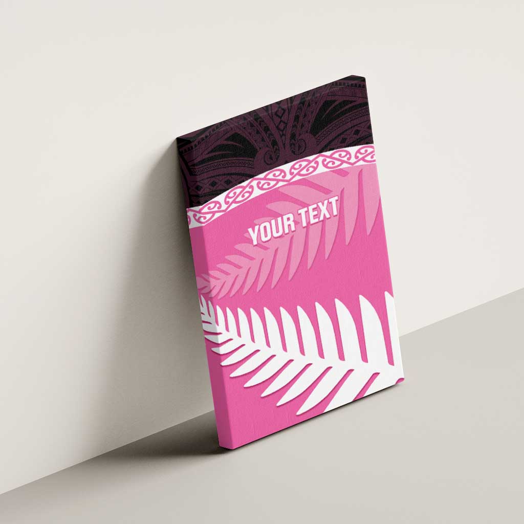 Custom New Zealand Aotearoa Cricket Canvas Wall Art Go White Silver Fern