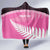 Custom New Zealand Aotearoa Cricket Hooded Blanket Go White Silver Fern