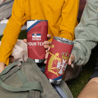 Custom Serbia Volleyball Tumbler Cup 2025 Go Champions